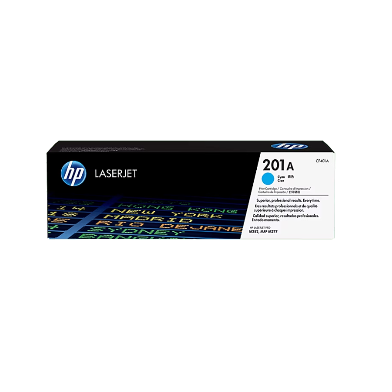 Toner CF401A HP 201A Cyan LaserJet Toner