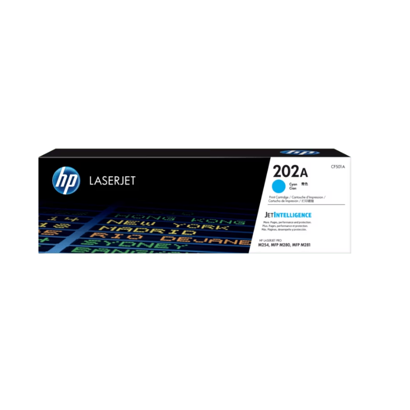Toner CF501A HP 202A Cyan LaserJet Toner