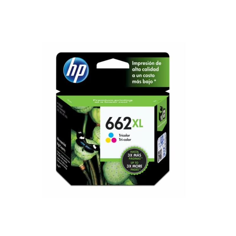 Cartucho CZ106AL HP 662XL Tri color Ink Cartucho