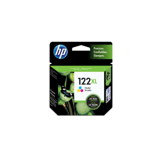 Cartucho HP 122XL TRIColor Inkjet Cartucho CH564HL