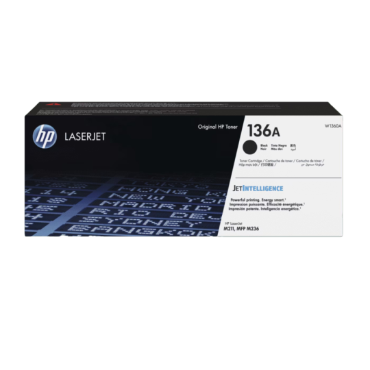 Toner HP 136A Black LaserJet Toner W1360A