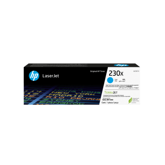 Toner HP 230X Cyan Original LaserJet Toner W2301X
