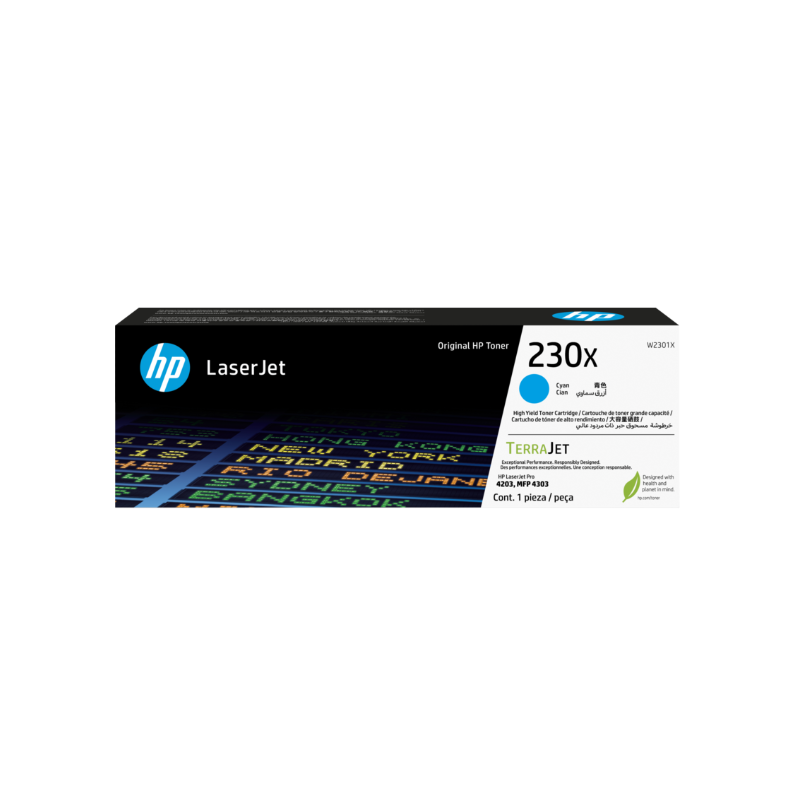 Toner HP 230X Cyan Original LaserJet Toner W2301X