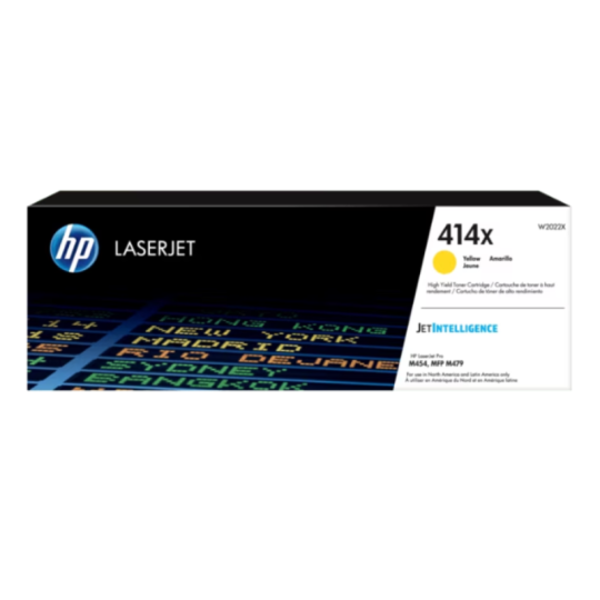 Toner HP 414X Yellow Toner W2022X