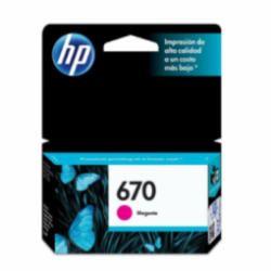 Cartucho HP 670 MAGEN INK Cartucho CZ115AL