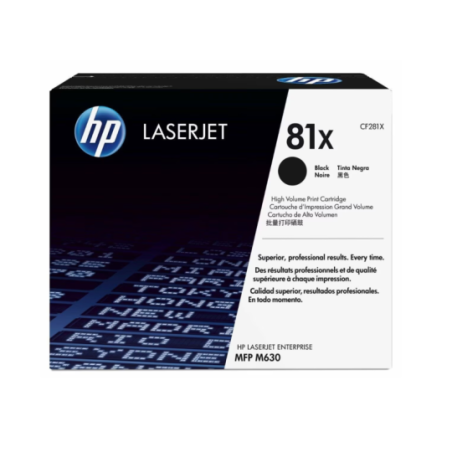 Toner HP 81X Black LaserJet Toner CF281X