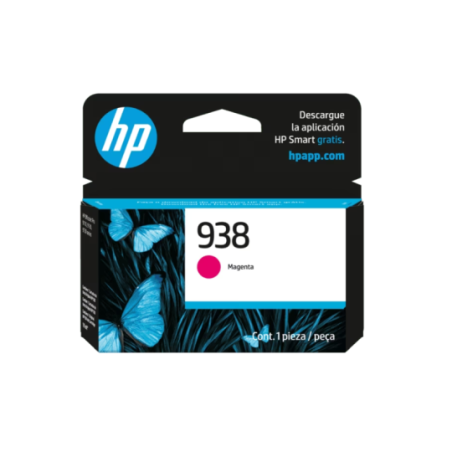Cartucho HP 938 Magenta Ink Cartucho 4S6X6PL
