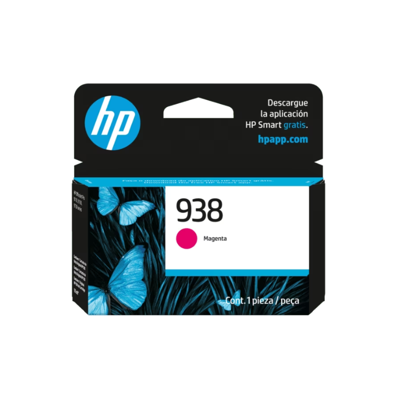 Cartucho HP 938 Magenta Ink Cartucho 4S6X6PL