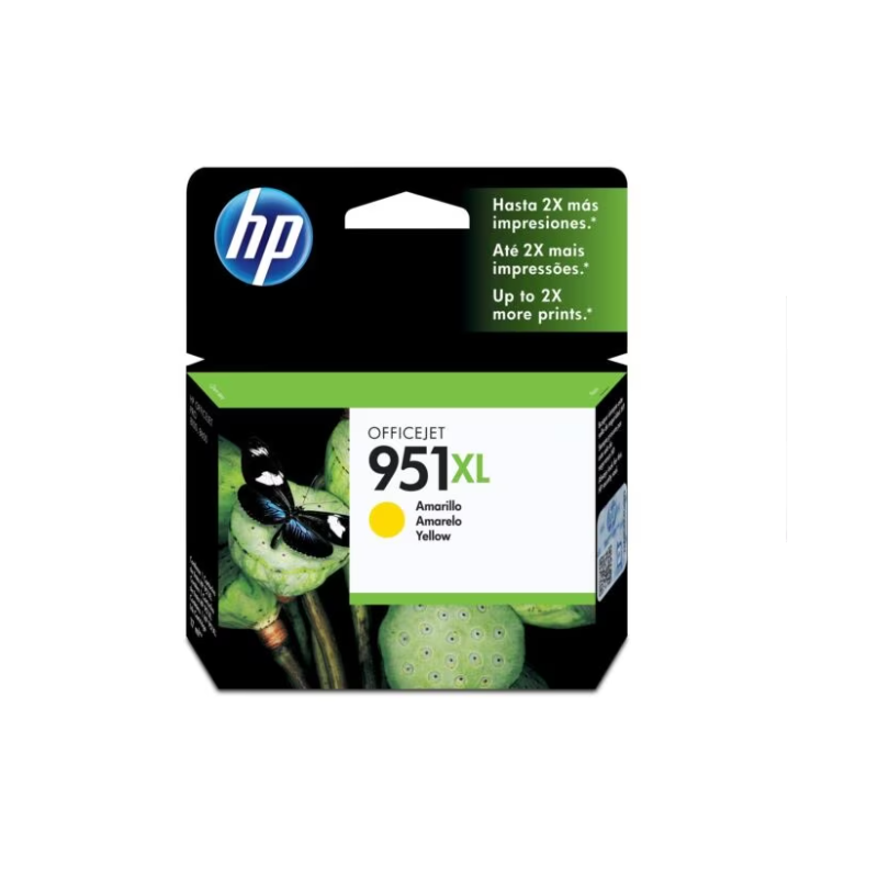 Cartucho HP 951XL Yellow  Cartucho CN048AL