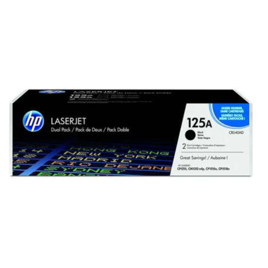 Toner HP Color LaserJet 125A Black CP1215/1515 CB540A