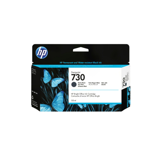 Cartucho P2V65A HP 730 130 ml Matte Black Ink