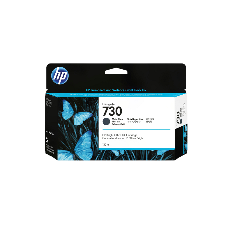 Cartucho P2V65A HP 730 130 ml Matte Black Ink