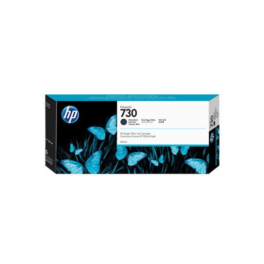 Cartucho P2V71A HP 730 300 ml Matte Black Ink
