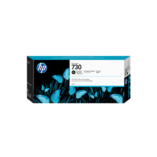 Cartucho P2V73A HP 730 300 ml Photo Black Ink