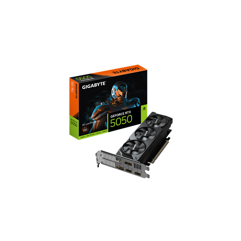 Placa de Video Gigabyte GeForce RTX 5050 OC Low Profile 8G
