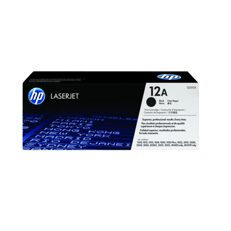 Toner Q2612A HP 12A  Blk Contr LJ Toner