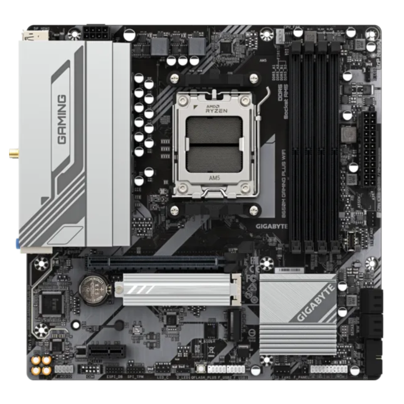 Motherboard Gigabyte B650M GAMING PLUS WF DDR5 AM5 Serie 7000/8000/9000