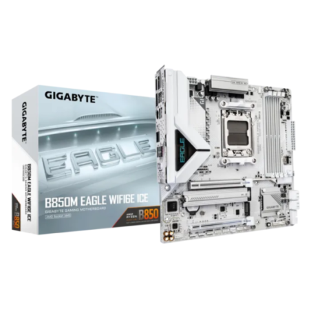 Motherboard Gigabyte B850M EAGLE WF6E ICE DDR5 AM5 Serie 7000/8000