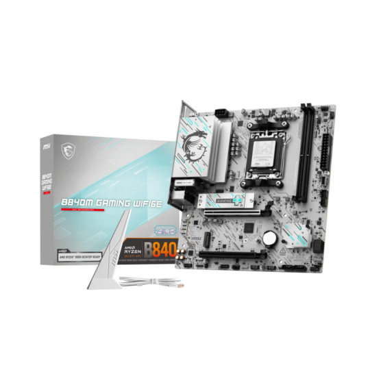 Motherboard MSI B840M GAMING WIFI6E DDR5 AM5 Serie 7000/8000/9000