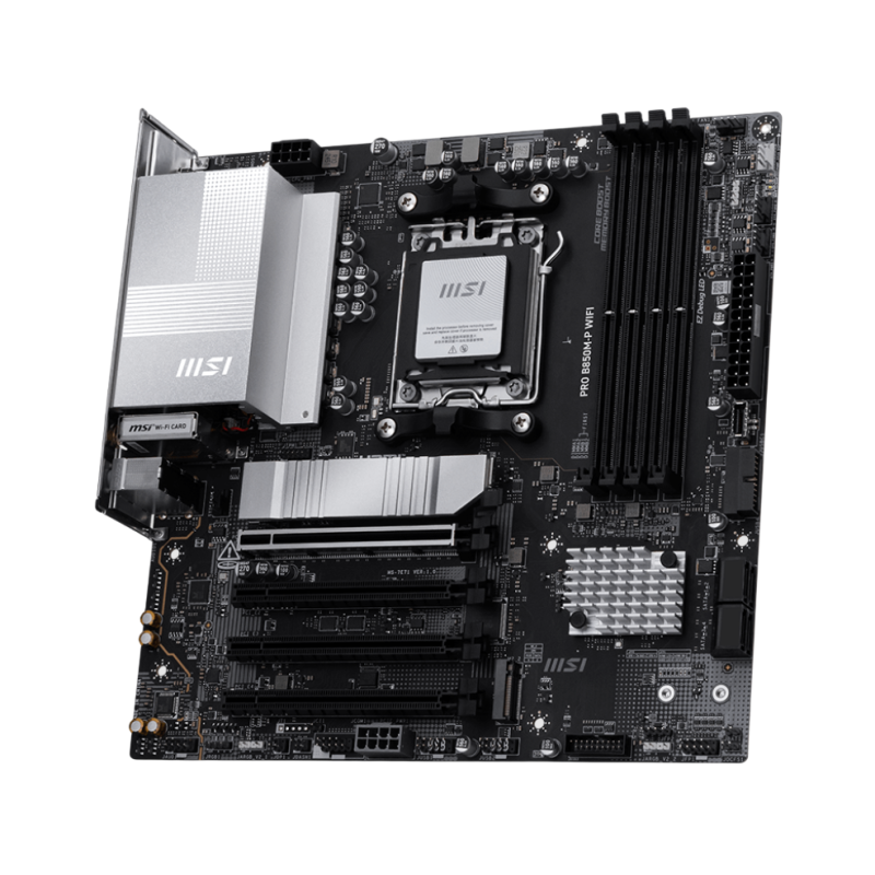 Motherboard MSI PRO B850M P WIFI DDR5 AM5 Serie 7000/8000/9000