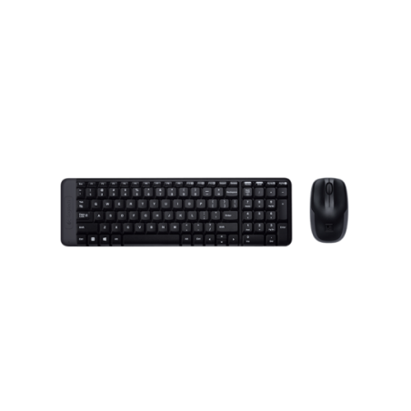 Teclado+Mouse Logitech Wir MK220 Blk 920-004430