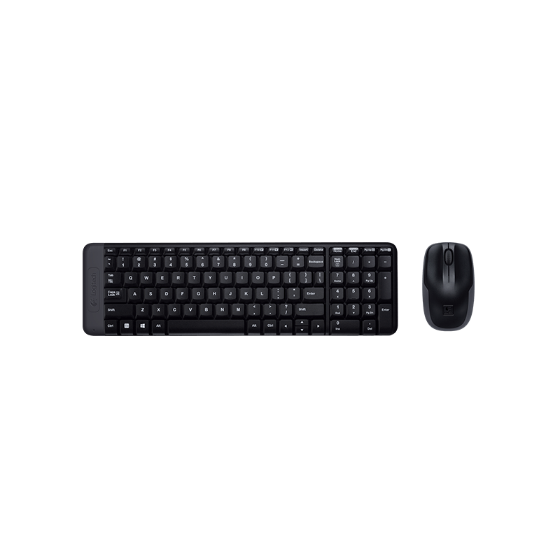 Teclado+Mouse Logitech Wir MK220 Blk 920-004430