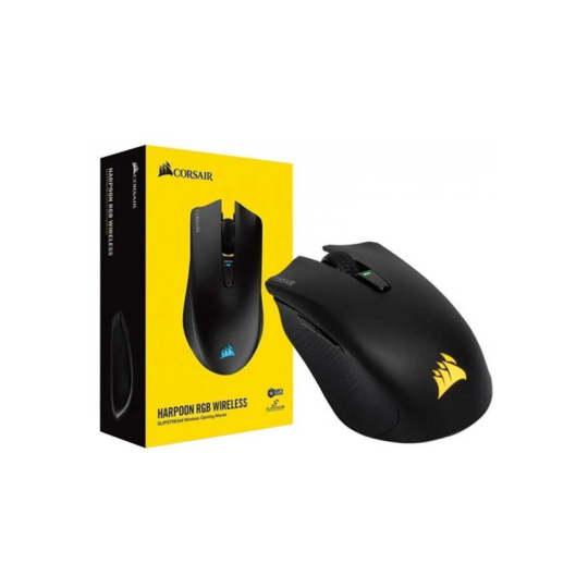 MOUSE WIRELESS CORSAIR HARPOON RGB, CH-9311011-NA SLIPSTREAM BLACK 10000 DP