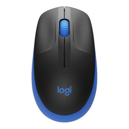 MOUSE INALÁMBRICO LOGITECH M190 AZUL Y NEGRO