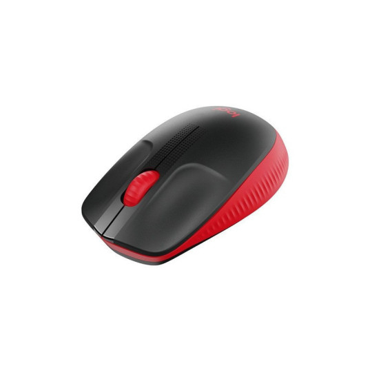 MOUSE INALÁMBRICO LOGITECH M190 ROJO Y NEGRO