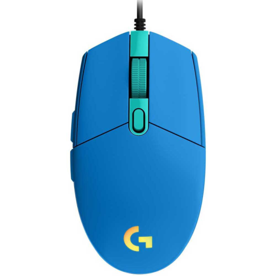 MOUSE LOGITECH G203 GAMING LIGHTSYNC BLUE 910-005795