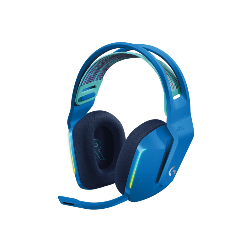 AURICULAR WIR C/MICROFONO LOGITECH G733 BLUE RGB