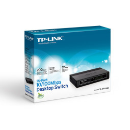 SWITCH 16 PUERTOS TL-SF1016D