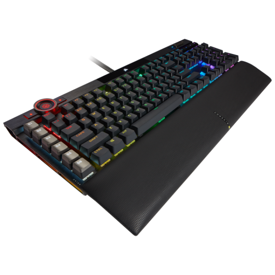 TECLADO CORSAIR K100 RGB MECANICO SWITCH CORSAIR OPX BLACK