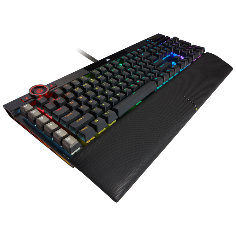 TECLADO CORSAIR K100 RGB MECANICO SWITCH CORSAIR OPX BLACK