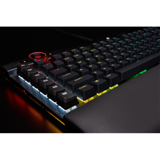 TECLADO CORSAIR K100 RGB MECANICO SWITCH CORSAIR OPX BLACK