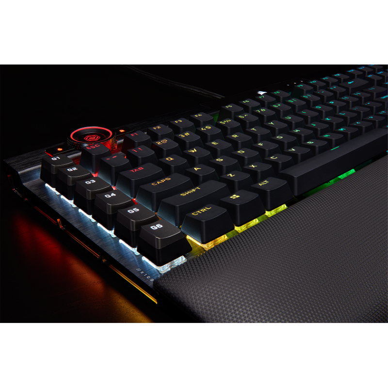 TECLADO CORSAIR K100 RGB MECANICO SWITCH CORSAIR OPX BLACK