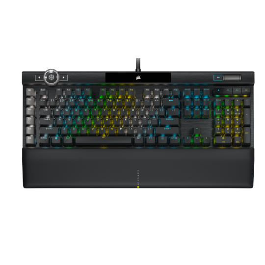 TECLADO CORSAIR K100 RGB MECANICO SWITCH CHERRY MX BLACK