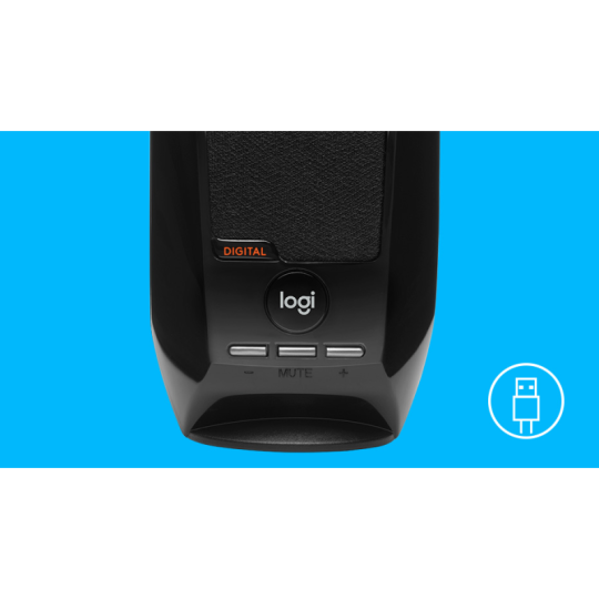 PARLANTE LOGITECH S150 DIGITAL ESTEREO NEGRO 980-001004