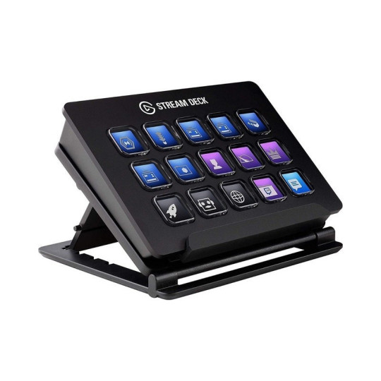 STREAM DECK MK.2 ELGATO 15 BOTONES LCD CUSTOMIZABLES NEGRO