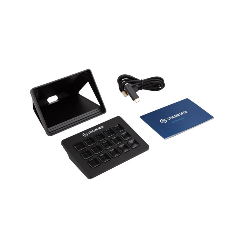 STREAM DECK MK.2 ELGATO 15 BOTONES LCD CUSTOMIZABLES NEGRO