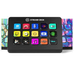 STREAM DECK MK.2 ELGATO 15 BOTONES LCD CUSTOMIZABLES NEGRO