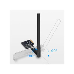 Placa de Red TP LINK ARCHER T2E P.RedW PCIX AC600 1 Ant