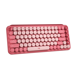 Teclado Logitech Pop Keys Mecanico Coral Rose 920-010715