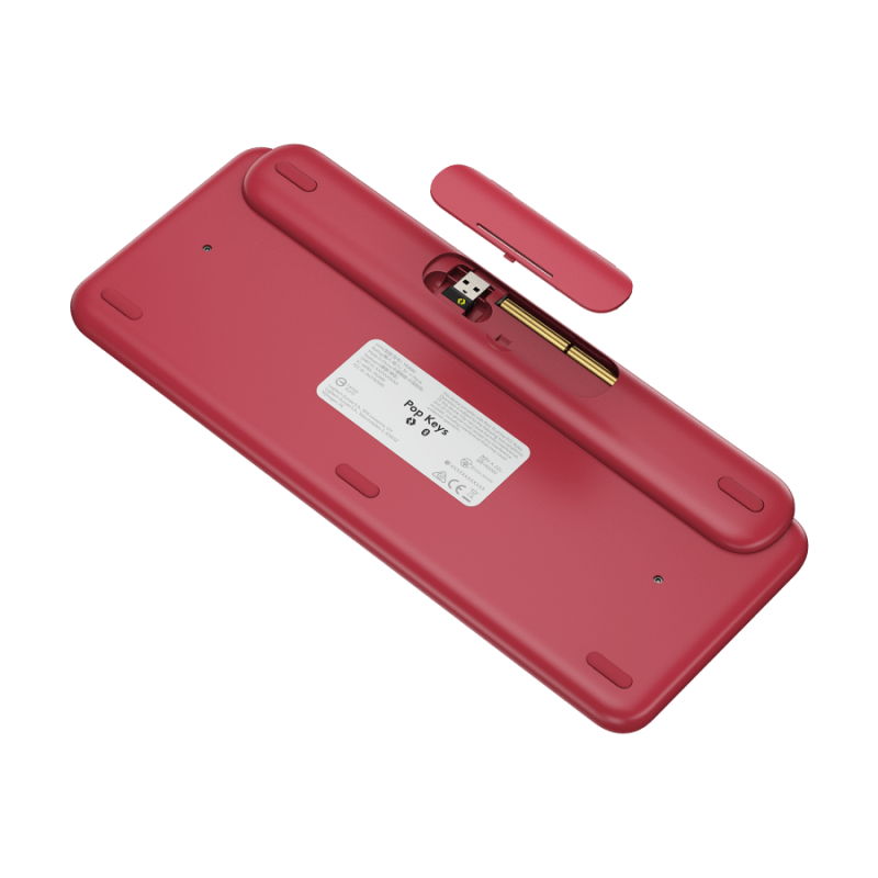 Teclado Logitech Pop Keys Mecanico Coral Rose 920-010715