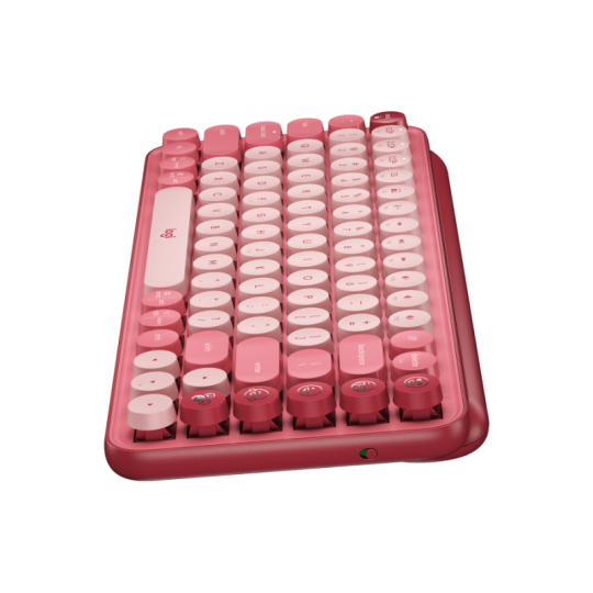 Teclado Logitech Pop Keys Mecanico Coral Rose 920-010715