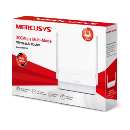 MW302R ROUTER WI MERCUSYS 300MBPS N 2 ANTENAS