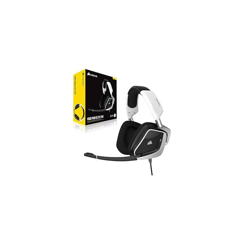 AURICULAR CORSAIR VOID RGB ELITE WIRELESS 7.1 SURROUND WHITE