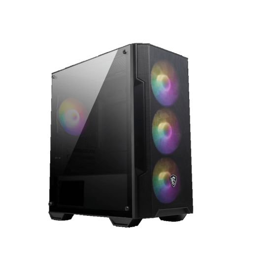 GABINETE MSI MAG FORGE M100A ACRILICO ATX FAN FRONT RGB X3 / BACK RGB X1