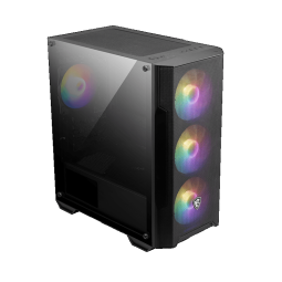 GABINETE MSI MAG FORGE M100A ACRILICO ATX FAN FRONT RGB X3 / BACK RGB X1