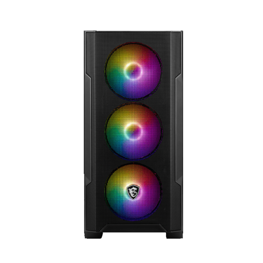GABINETE MSI MAG FORGE M100A ACRILICO ATX FAN FRONT RGB X3 / BACK RGB X1